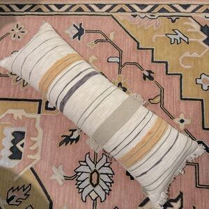 URBAN OUTFITTERS / Anthropologie~ XL Throw Lumbar  Pillow 14” x 40”